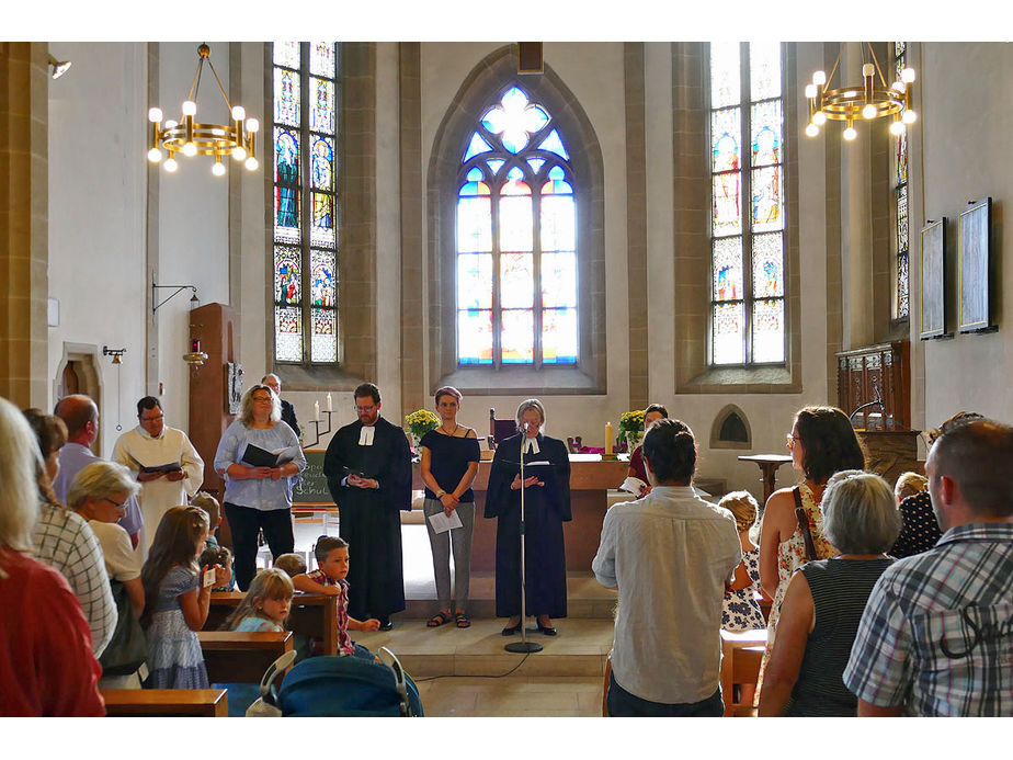 Ökumenischer Einschulungsgottesdienst in St. Crescentius (Foto: Karl-Franz Thiede)